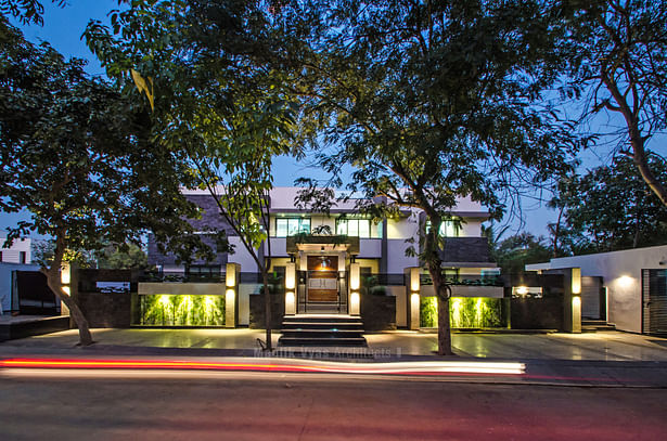 Night View front facade