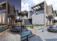 Luxury modern family villa in Dubai