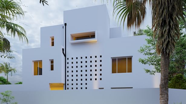 5-bedroom contemporary design with a rooftop terrace (elevation), Uyo