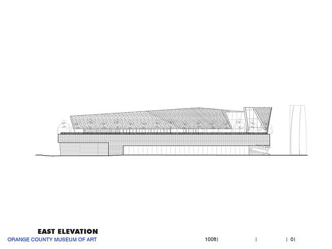 OCMA Elevation. Image courtesy Morphosis Architects.