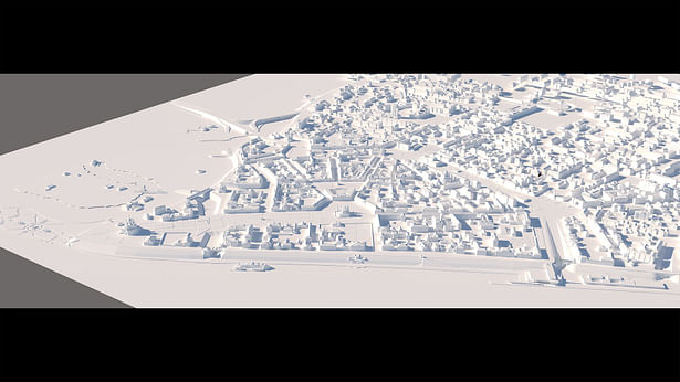 3D model: city of XXI century