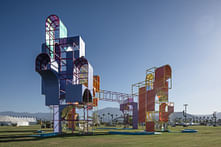 Architensions takes over Coachella with a playful new subversion of vertical design