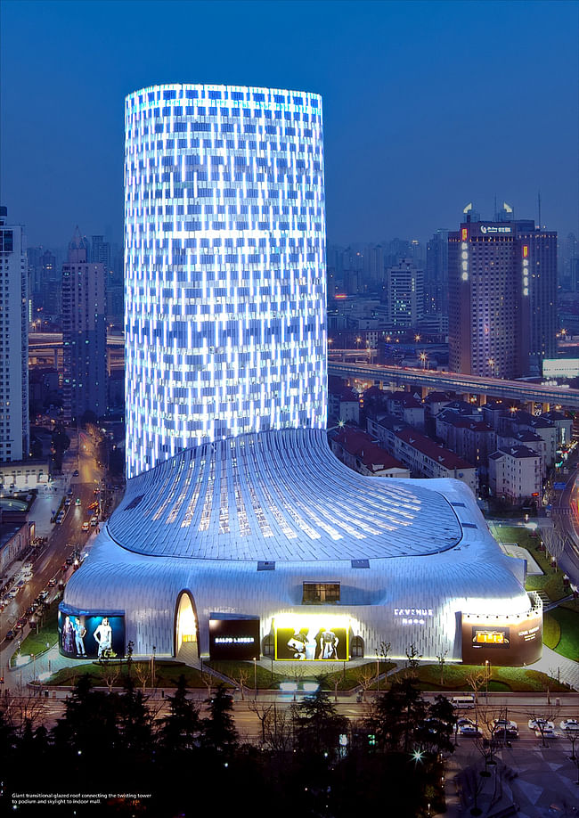 Shortlisted in the Shopping Category: L'Avenue Shanghai in China by Leigh & Orange (Photo courtesy of World Architecture Festival)