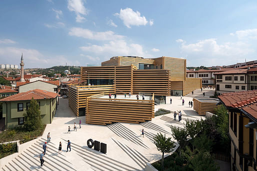 The newly opened Odunpazari Modern Museum (OMM) in Eskişehir, Turkey. Photo: NAARO.