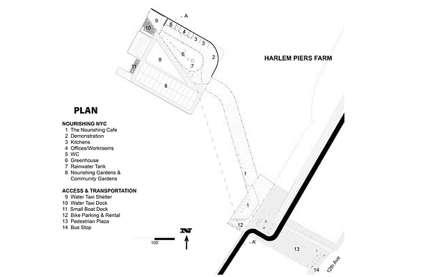 Harlem Piers Farm proposal Plan.