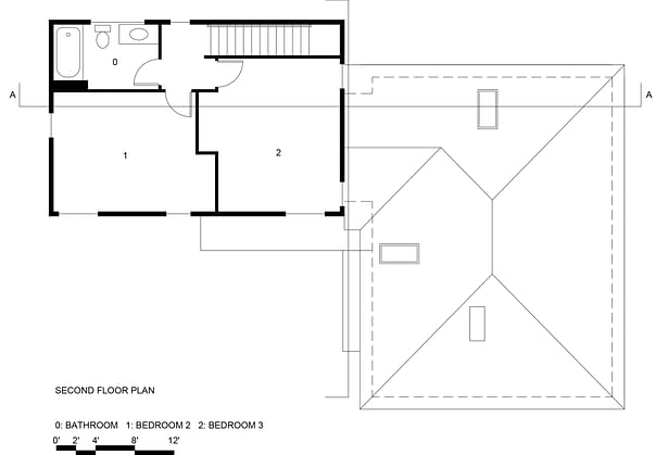 Central Area Home - Second Floor Plan