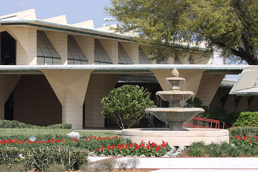 Frank Lloyd Wright's 1952 Ordway Building will house the future Florida Southern College School of Architecture. Image: Florida Southern College School of Architecture