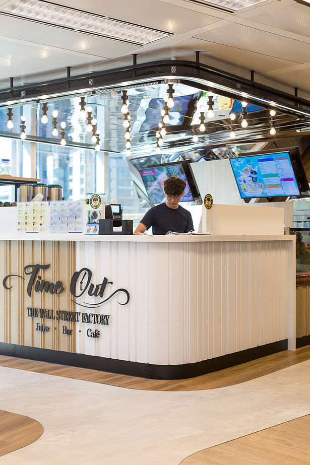 TNG Hong Kong - Time Out cafe in a modern office design by Space Matrix