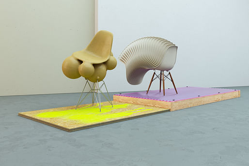 Eames bulbous fiberglass remix. Work and Image © Chris Labrooy