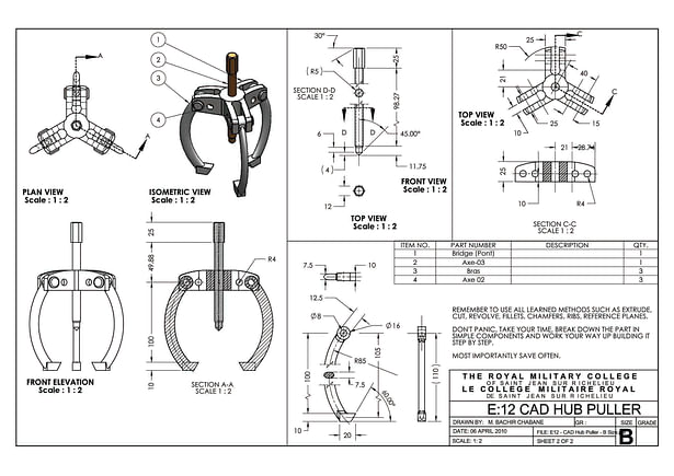 Hub Puller (SolidWorks Project)