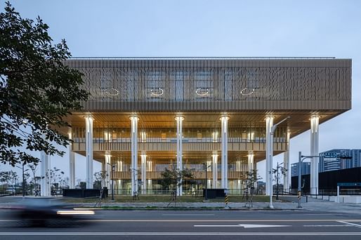 Tainan Public Library in Taiwan by Mecanoo. Image credit: Yu-Chen Chao