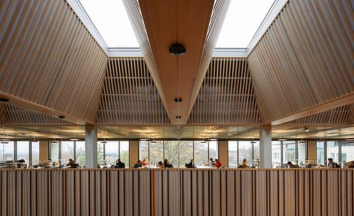 University of Roehampton Library; designed by Feilden Clegg Bradley Studios. Photo Credit: Hufton & Crow.