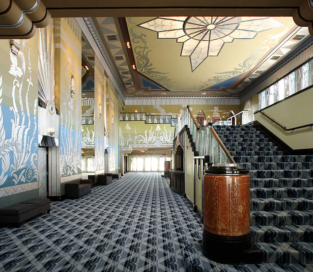 Spokane Fox Theater Art Deco Lobby