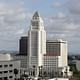 LA City Hall view from the Walt Disney Concert hall via Wikimedia Commons