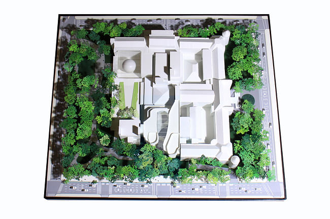 Model of the American Museum of Natural History’s complex incorporating the Gilder Center for Science, Education, and Innovation. © AMNH/D. Finnin