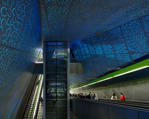 Sound Transit University of Washington Station; Seattle by LMN Architects. Photo: Kevin Scott.