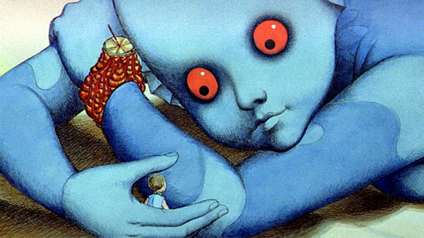 Still from the French film La Planète sauvage, which was inspiration for Parer’s “Fantastic Planet.”