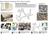 Piazza Studies and Re-design.