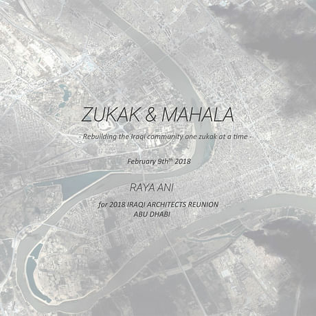 Iraqi Architects Reunion 2018 in Abu Dhabi.... hurry up.... 3 days left to register! by January 20th the latest.. I will be presenting ZUKAK & MAHALA initiative and looking forward to an interactive and engaging discussion.... زقاق ومحلّه https://www.facebook.com/zukakandmahala/ #Iraqi #Iraq #rayaani #ZukakandMahala #rawnycarchitects #presentation #AbuDhabi #community #socialimpact