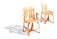 Frank Gehry's (delicate) bentwood chairs.