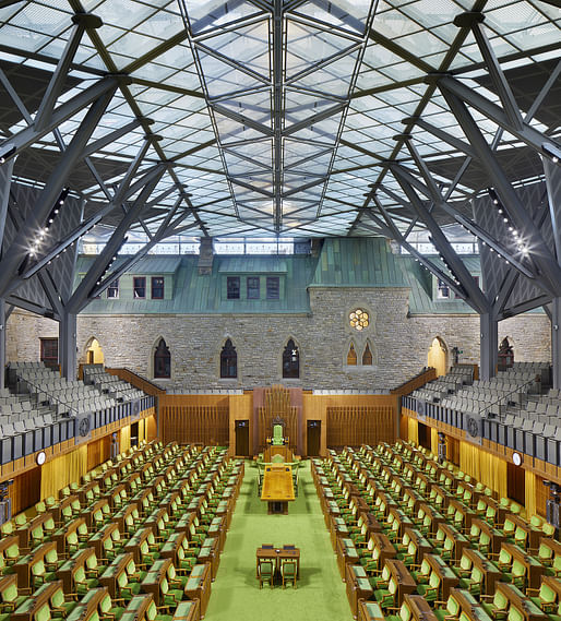 Awards of Excellence – Innovation in Architecture: West Block Rehabilitation Project. Credit: Tom Arban.