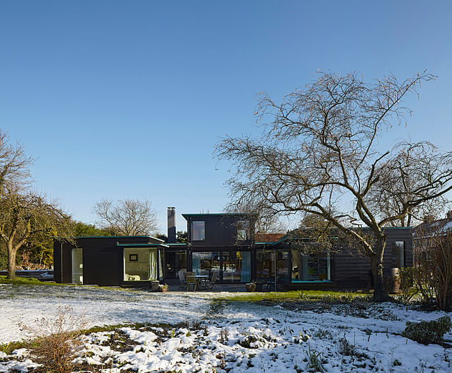 Crowbrook, Hertfordshire by Knox Bhavan Architects. Photo: Dennis Gilbert.