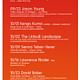 The silkscreen poster for the Fall '13 events at the UC Berkeley College of Environmental Design, Dept. of Architecture. Image courtesy of UC Berkeley CED.