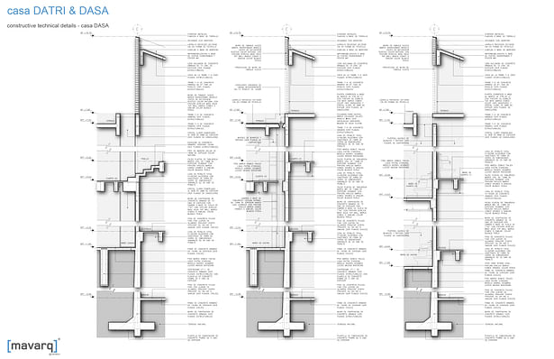 constructive technical details - casa DASA