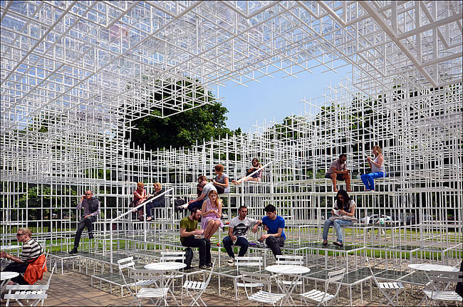 Serpentine Gallery Pavilion 2013 by Sou Fujimoto from Wikimedia Commons
