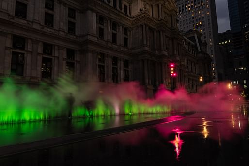 ​Award of Merit: Janet Echelman’s Pulse at Dilworth Park | Philadelphia, PA. Photo: Sean O’Neill.