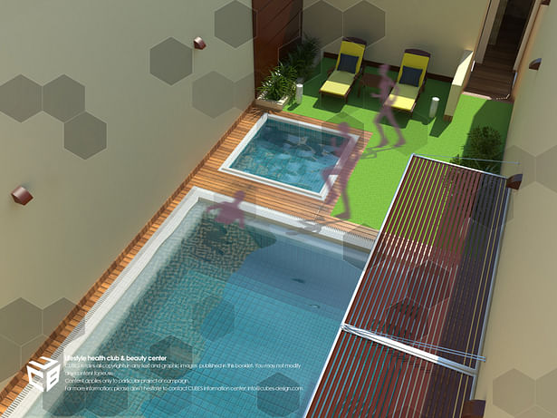 open-air swimming pool & Jacuzzi area 
