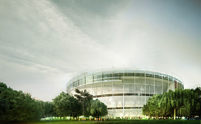 Exterior view (Image: MenoMenoPiu Architects & FHF Architectes)