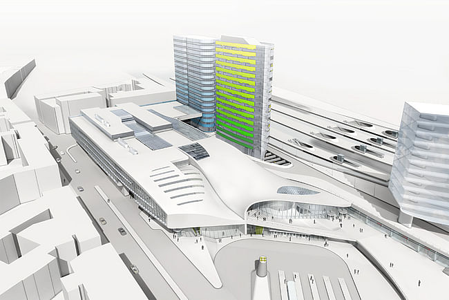 Arnhem Central masterplan. Image: UNStudio.