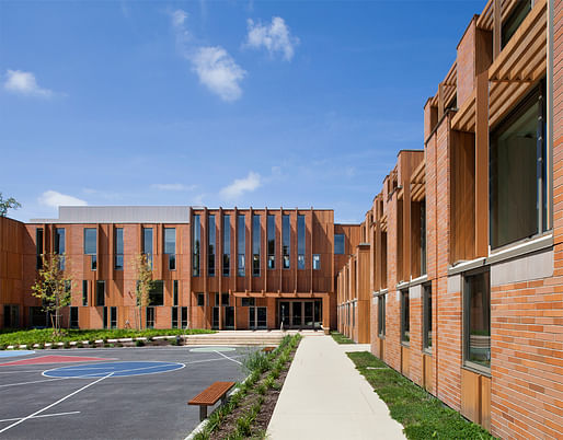 Honor Awards for Design Excellence, Honor Award Education Facilities Design (K-12 Facilities Design) and Winner of the Harleston Parker Medal: Jonathan Levi Architects with Stantec Architecture for Roger E. Wellington Elementary School. Photographer: David Lena