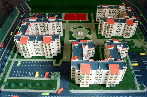 Contest Winning Project: 150 Social Flats: (Médéa - Algeria - 1994)