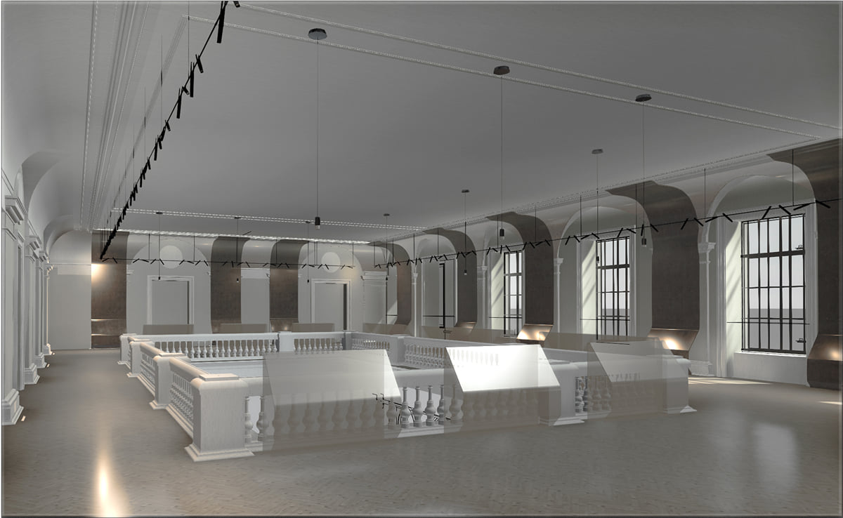hall of art exhibitions in a historical interior | Aleksandr Gorshkov ...