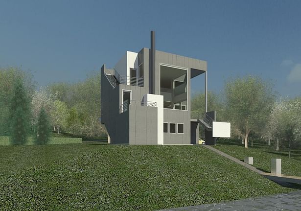 Small Modern House 3 Clifford O. Reid Architect All Rights Reserved