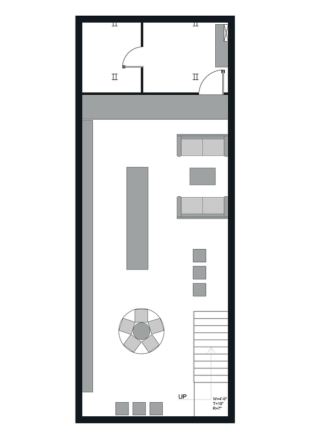 Basement Floor Plan Graphics by Studio Ardete