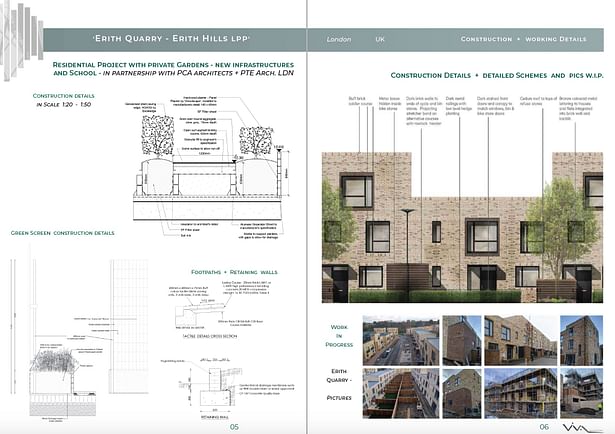 Landscape Masterplan and Detailed scheme - Progetto di Architettura del Paesaggio e di Dettaglio per 85 unita’ immobiliari a Erith, Londra.