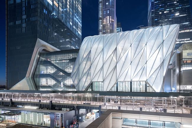 View of The Shed from 30th Street; Photo by Iwan Baan, courtesy of The Shed