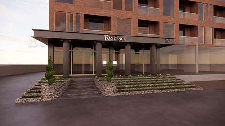 Sales Office Exterior Design (Render)