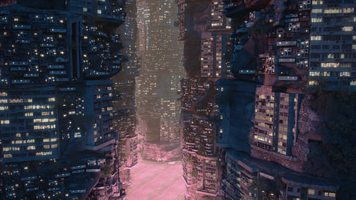 Concept art for Planet City, a research project for a single city housing the entire population of the Earth, being developed at SCI-Arc by Liam Young with Jennifer Chen, M. Casey Rehm, Damjan Jovanovic, Angelica Lorenzi, and John Cooper as part of PST. Concept image designed by Liam Young with...