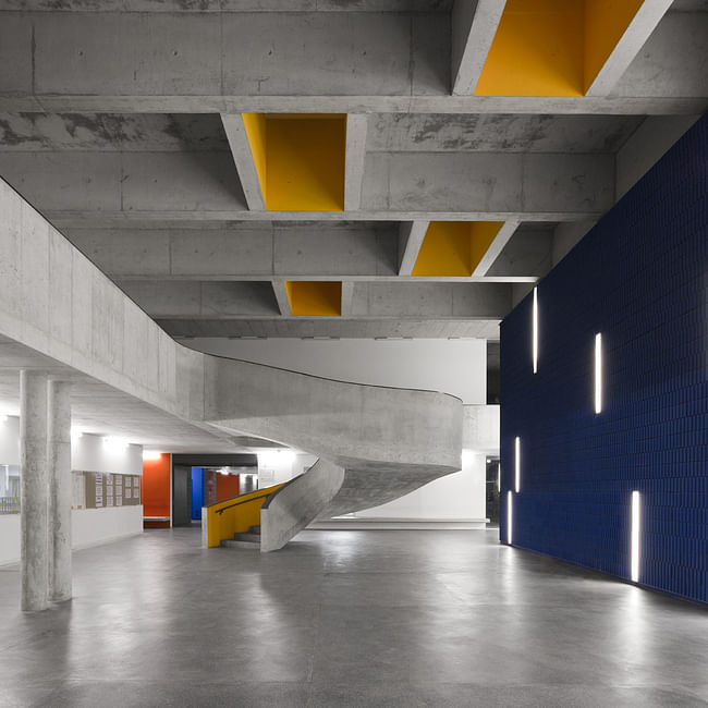 Secondary School, Braamcamp Freire Pontinha in Lisbon, Portugal by cvdb arquitectos; Photo: invisiblegentleman.com