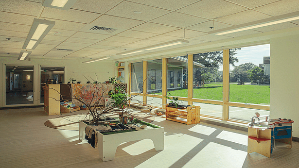 Interior of Studio at the Little School With the View of the Courtyard