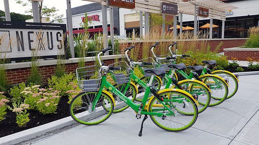 Parked dockless Lime bikes. Photo: Lorianne DiSabato/Flickr