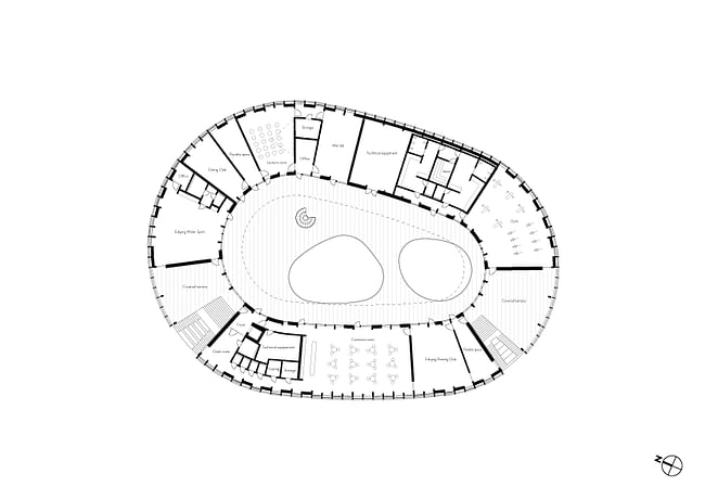 Upper level plan