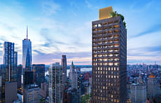 David Adjaye’s 800-foot, hand-cast concrete condo tower in NY's Financial District revealed