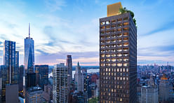 David Adjaye’s 800-foot, hand-cast concrete condo tower in NY's Financial District revealed