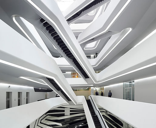 2016 Blueprint Awards, Best Non-Public Project - Commercial Winner: Zaha Hadid Architects, UK - Dominion Office Building, Moscow, Russia.
