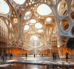 Reimagining Tradition: The Canopy of Transformation in European Old City Squares